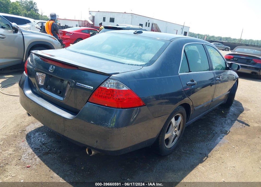 2007 HONDA ACCORD HYBRID VIN: JHMCN36427C001300