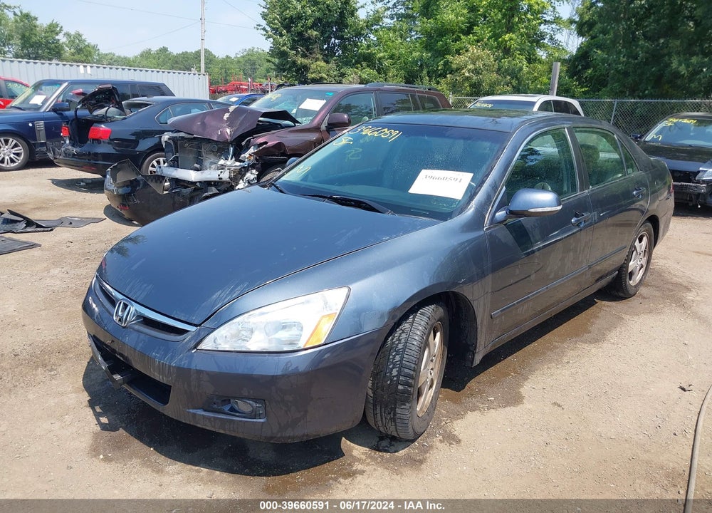 2007 HONDA ACCORD HYBRID VIN: JHMCN36427C001300