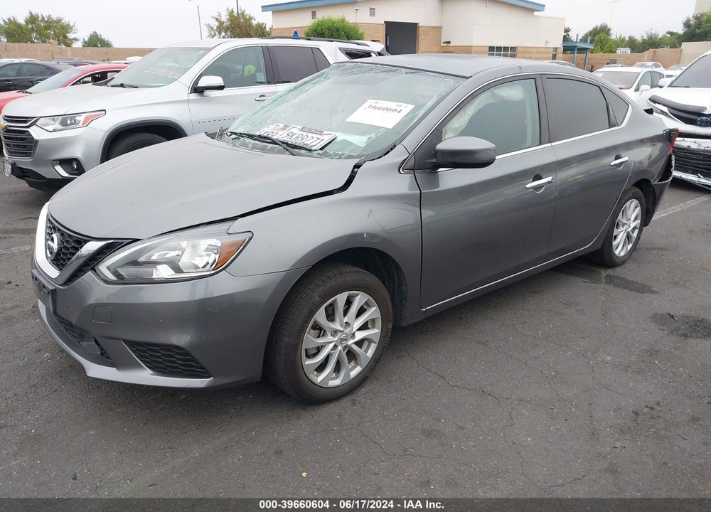 2019 NISSAN SENTRA SV VIN: 3N1AB7AP9KL622849