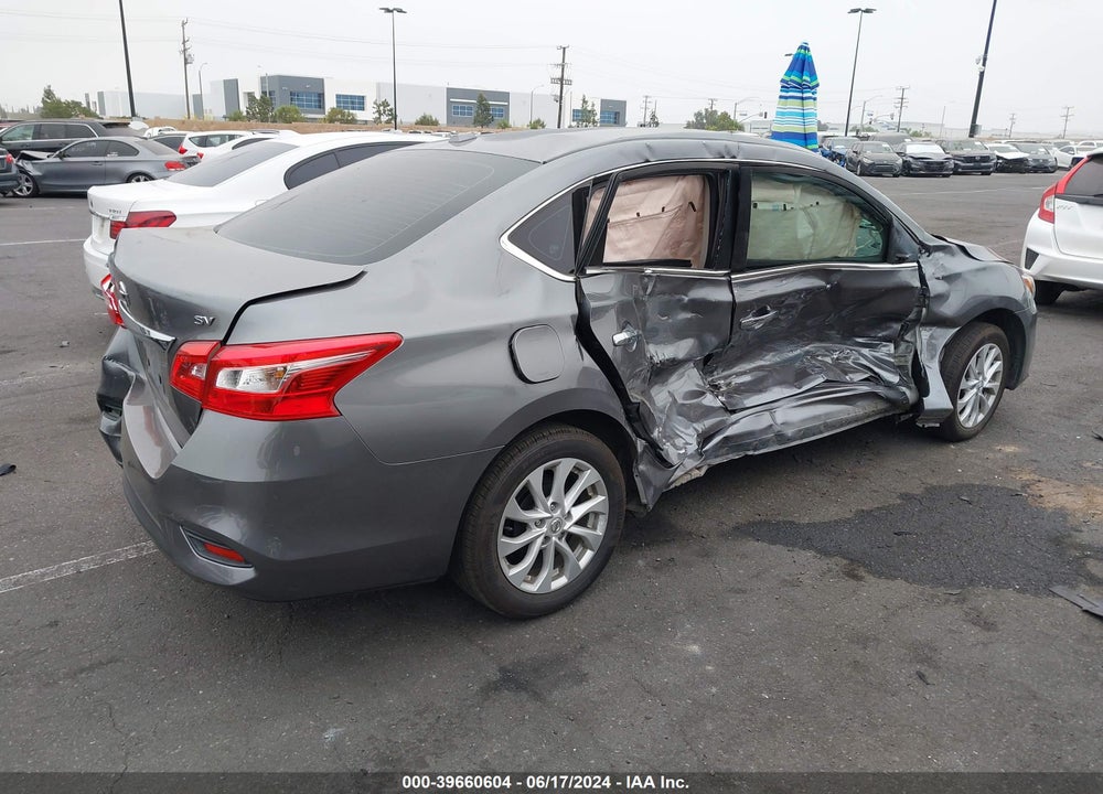 2019 NISSAN SENTRA SV VIN: 3N1AB7AP9KL622849
