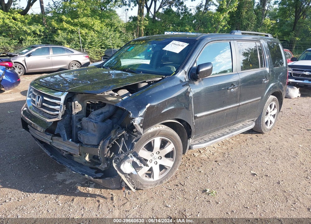 2012 HONDA PILOT TOURING VIN: 5FNYF4H91CB066977