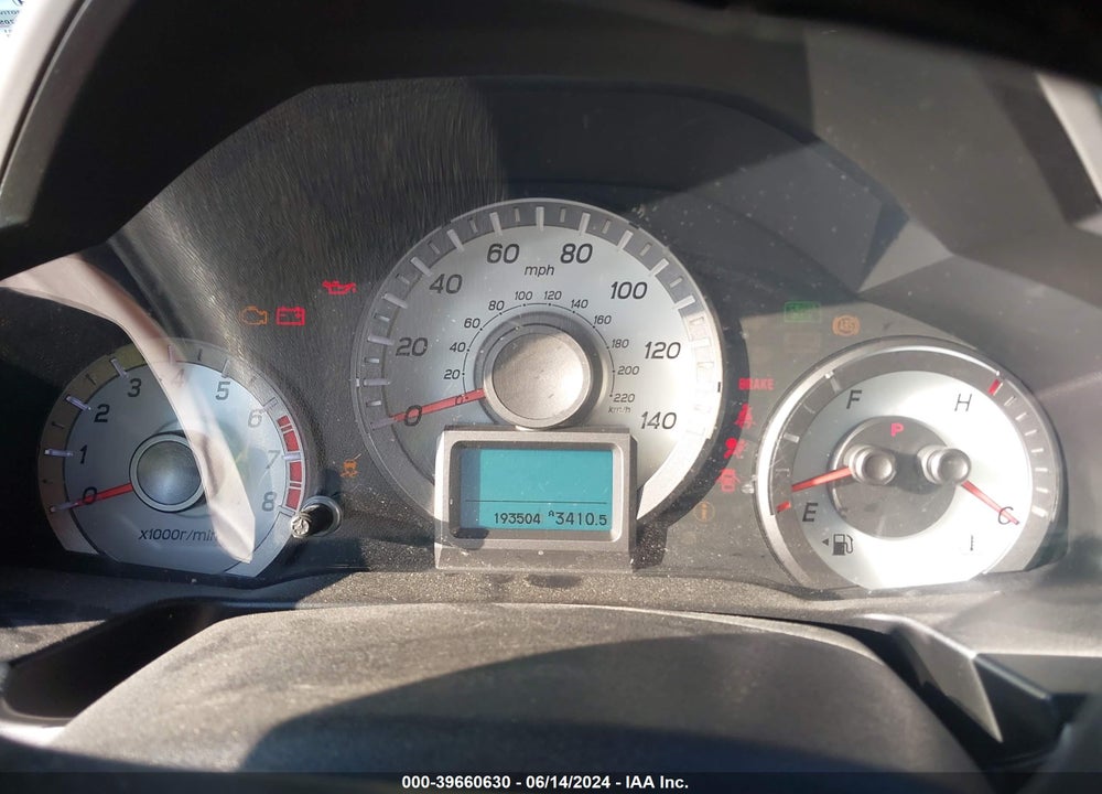 2012 HONDA PILOT TOURING VIN: 5FNYF4H91CB066977