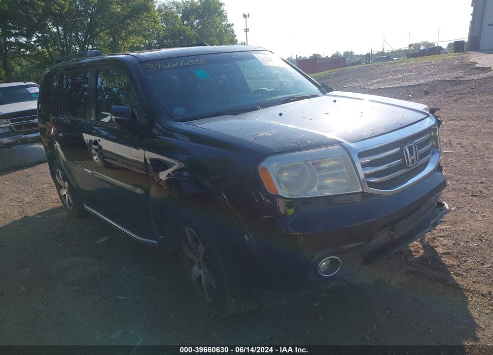 2012 HONDA PILOT TOURING VIN: 5FNYF4H91CB066977