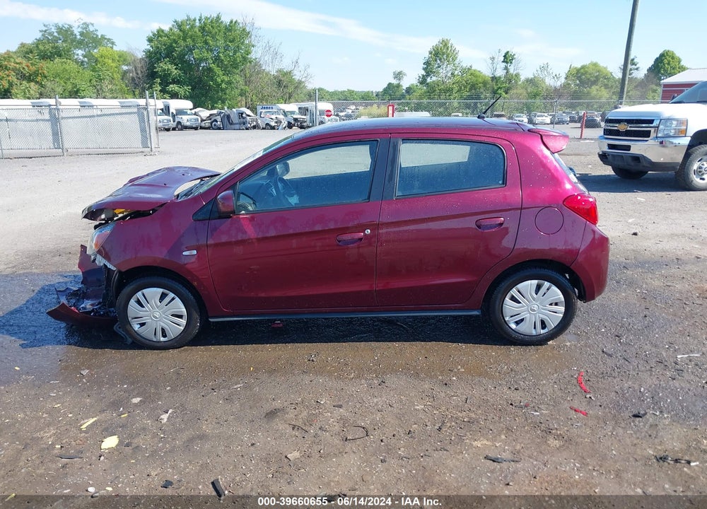 2018 MITSUBISHI MIRAGE ES VIN: ML32A3HJ7JH011622