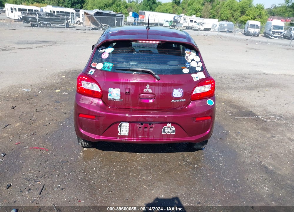 2018 MITSUBISHI MIRAGE ES VIN: ML32A3HJ7JH011622