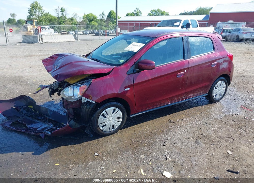 2018 MITSUBISHI MIRAGE ES VIN: ML32A3HJ7JH011622
