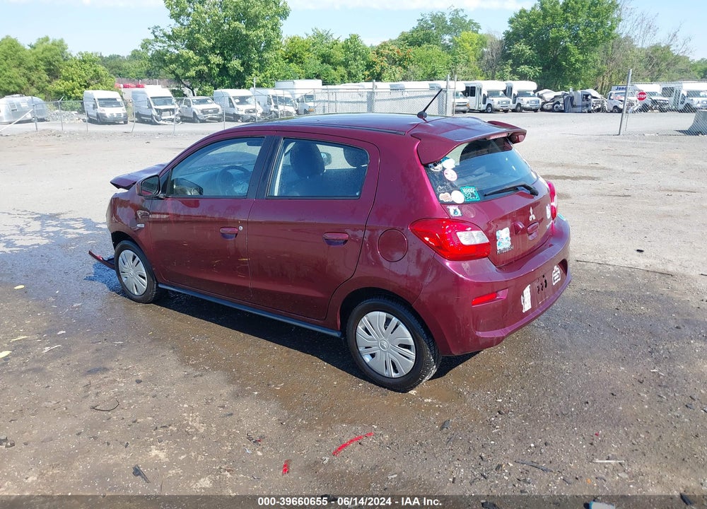 2018 MITSUBISHI MIRAGE ES VIN: ML32A3HJ7JH011622