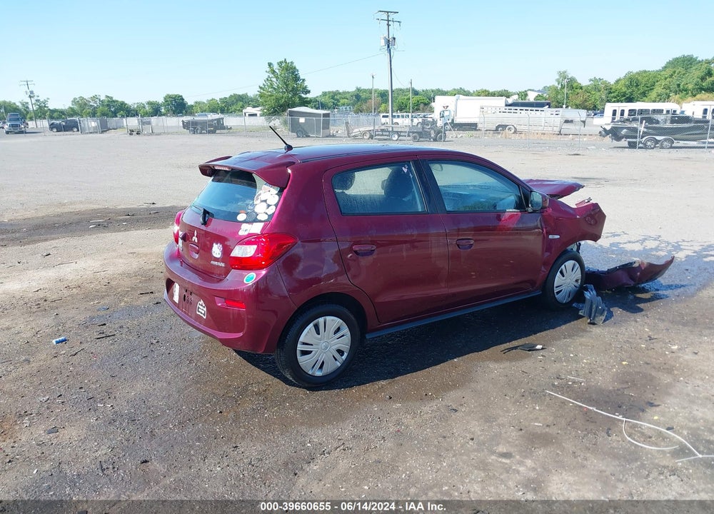 2018 MITSUBISHI MIRAGE ES VIN: ML32A3HJ7JH011622