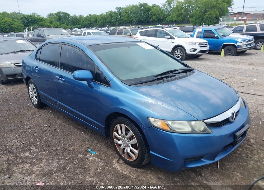 2010 HONDA CIVIC LX VIN: 2HGFA1F56AH569210