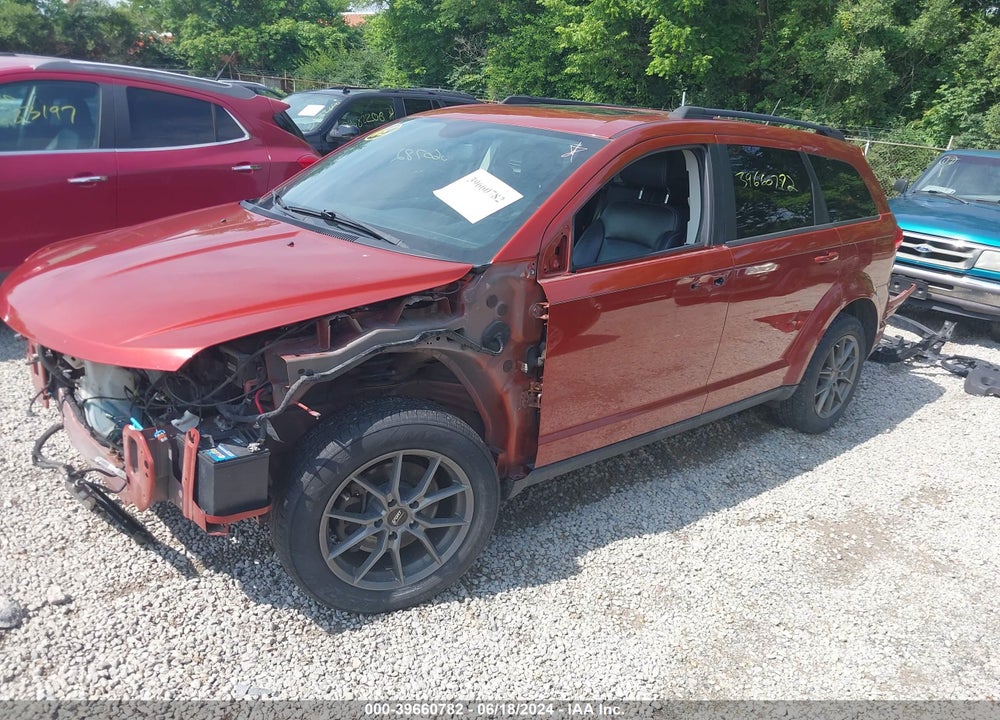 2014 DODGE JOURNEY SXT VIN: 3C4PDDBG1ET187912
