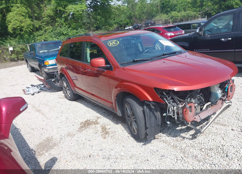 2014 DODGE JOURNEY SXT VIN: 3C4PDDBG1ET187912