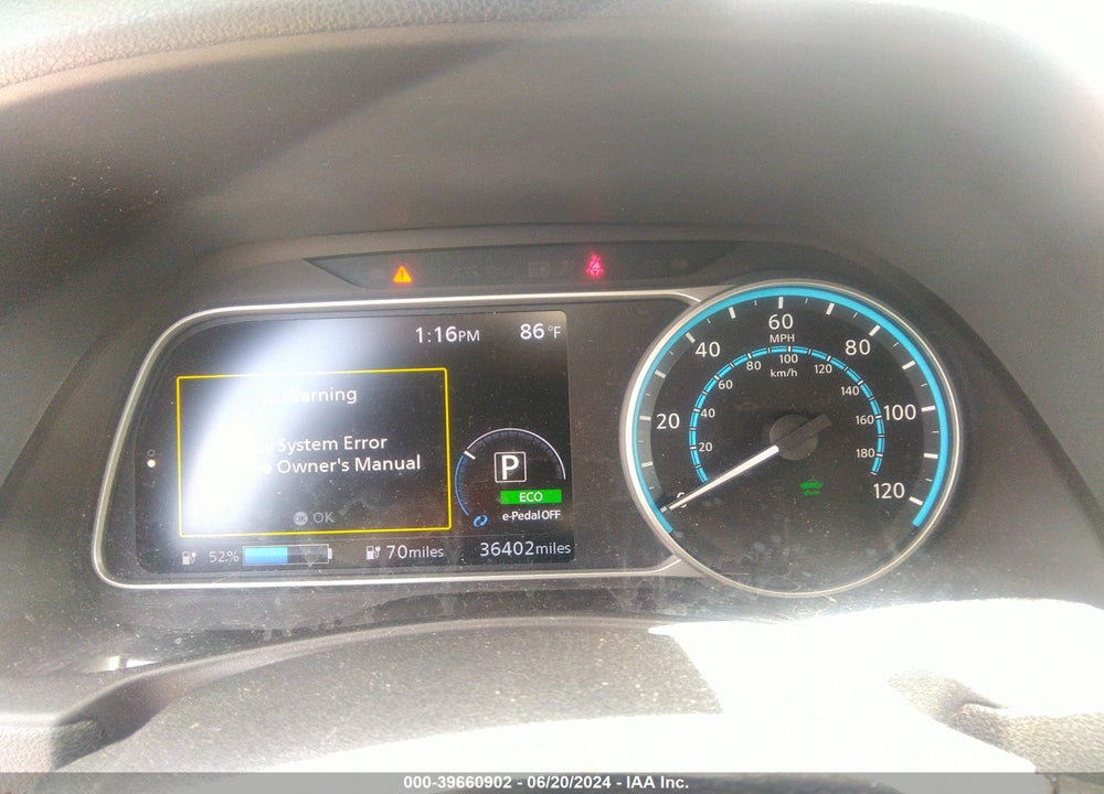2018 NISSAN LEAF SV VIN: 1N4AZ1CP7JC308815