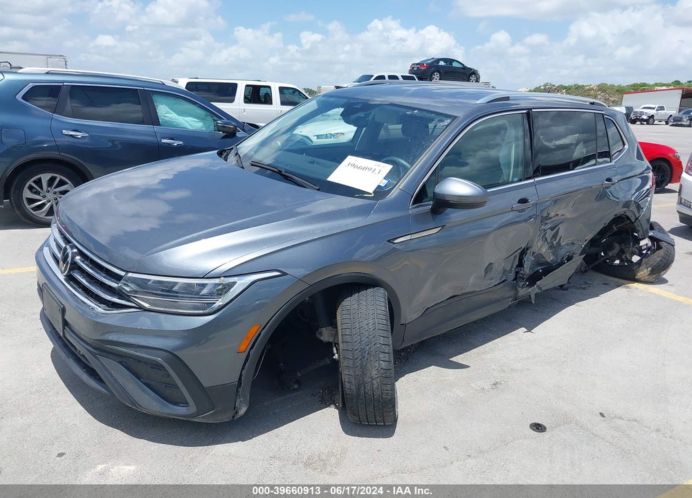2022 VOLKSWAGEN TIGUAN VIN: 3VV3B7AX6NM051052
