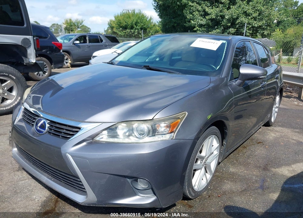 2014 LEXUS CT 200H VIN: JTHKD5BH4E2206509