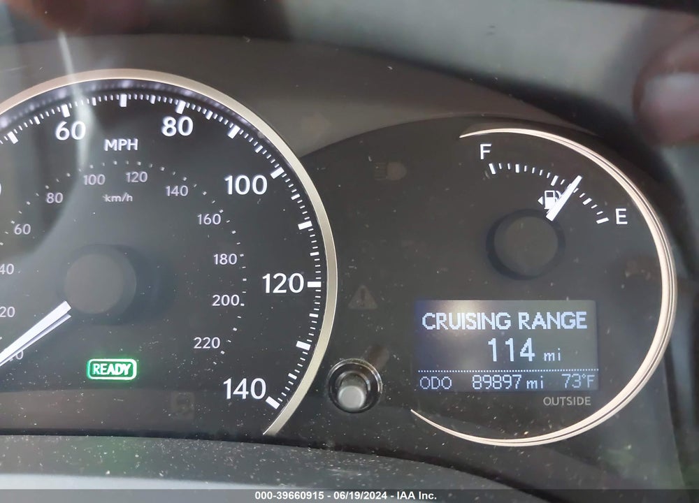 2014 LEXUS CT 200H VIN: JTHKD5BH4E2206509