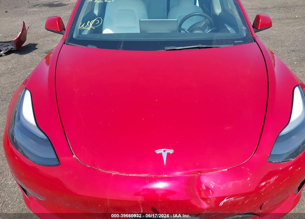 2022 TESLA MODEL 3 LONG RANGE DUAL MOTOR ALL-WHEEL DRIVE VIN: 5YJ3E1EB8NF231221