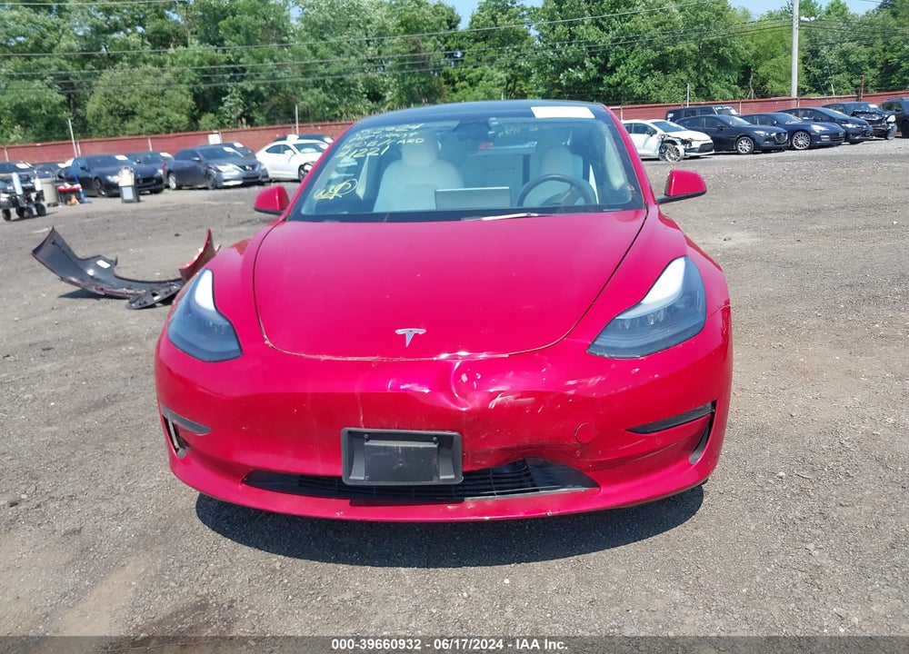 2022 TESLA MODEL 3 LONG RANGE DUAL MOTOR ALL-WHEEL DRIVE VIN: 5YJ3E1EB8NF231221