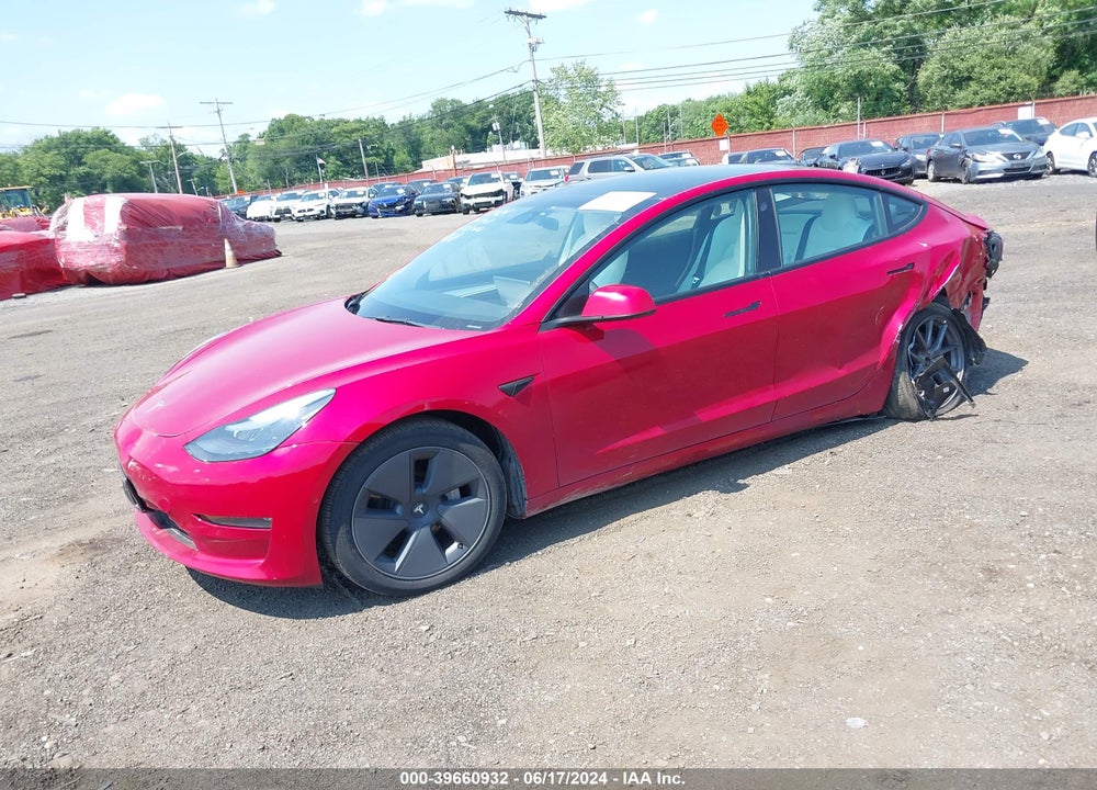 2022 TESLA MODEL 3 LONG RANGE DUAL MOTOR ALL-WHEEL DRIVE VIN: 5YJ3E1EB8NF231221