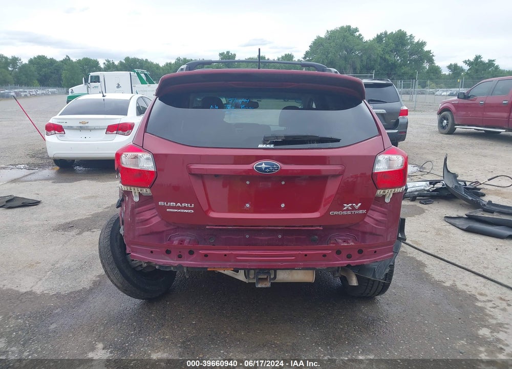 2014 SUBARU XV CROSSTREK 2.0I LIMITED VIN: JF2GPAGC7E8292014