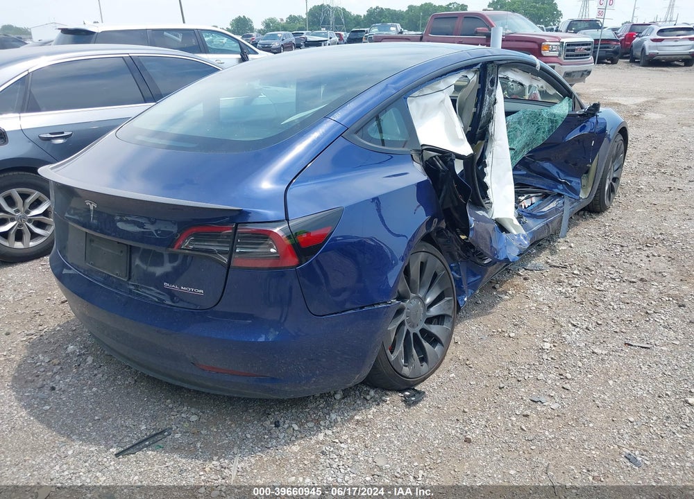 2023 TESLA MODEL 3 PERFORMANCE DUAL MOTOR ALL-WHEEL DRIVE VIN: 5YJ3E1EC6PF479270