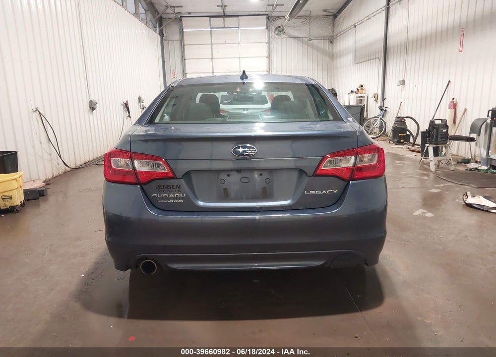 2016 SUBARU LEGACY 2.5I LIMITED VIN: 4S3BNBN63G3055165