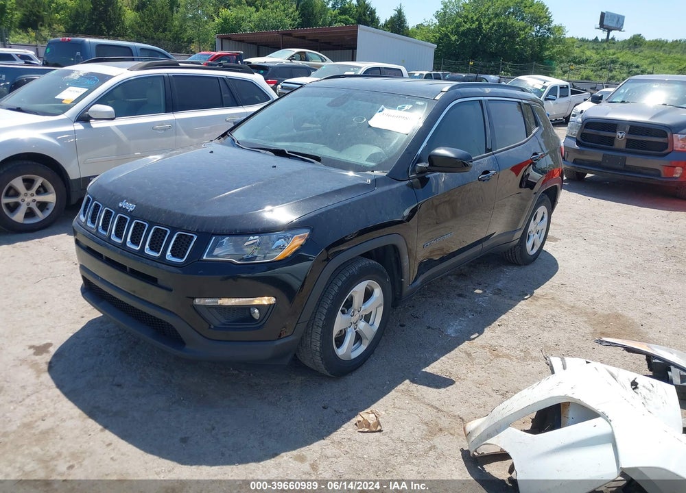 2019 JEEP COMPASS LATITUDE FWD VIN: 3C4NJCBB1KT855847