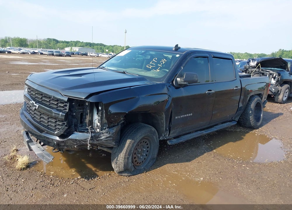 2018 CHEVROLET SILVERADO 1500 CUSTOM VIN: 3GCUKPEC3JG372968