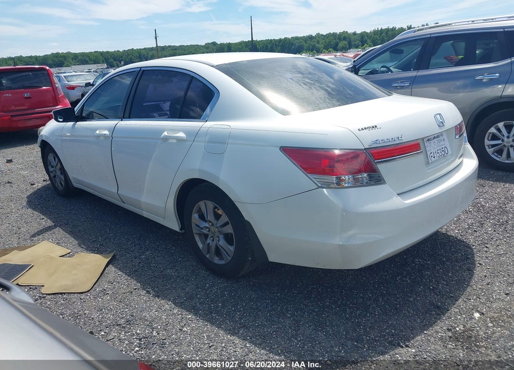 2012 HONDA ACCORD 2.4 SE VIN: 1HGCP2F65CA067628