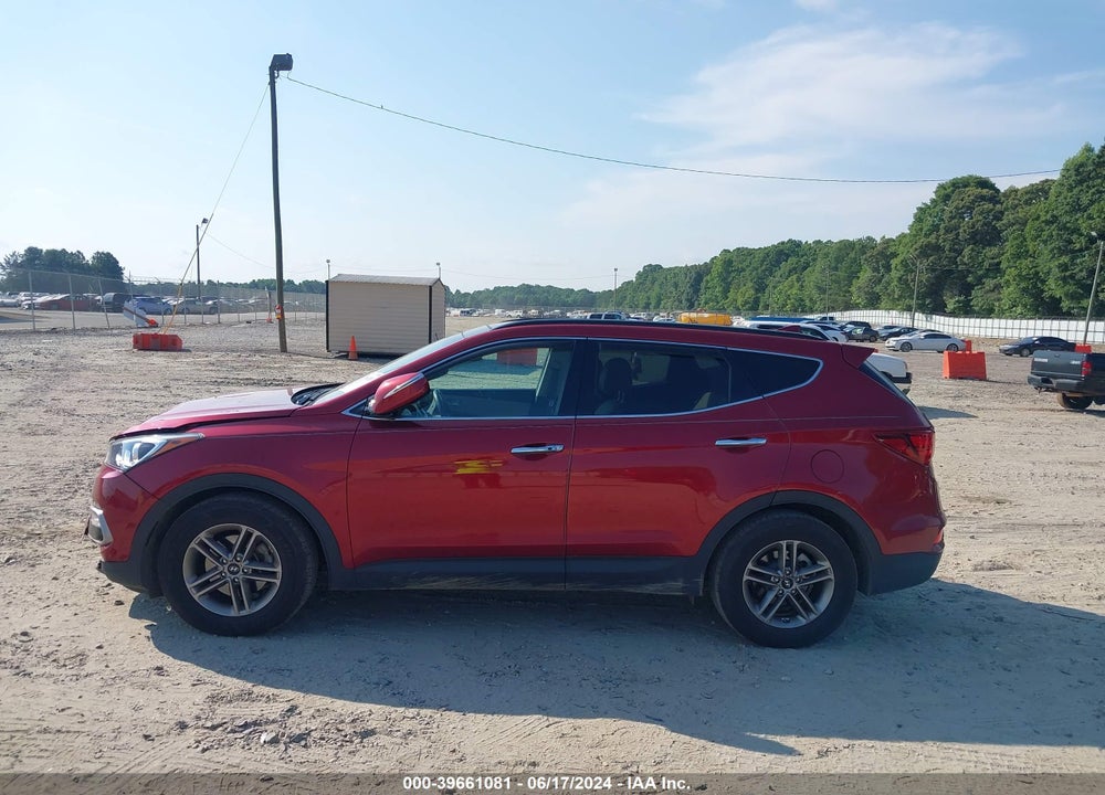 2017 HYUNDAI SANTA FE SPORT 2.4L VIN: 5XYZUDLBXHG491814