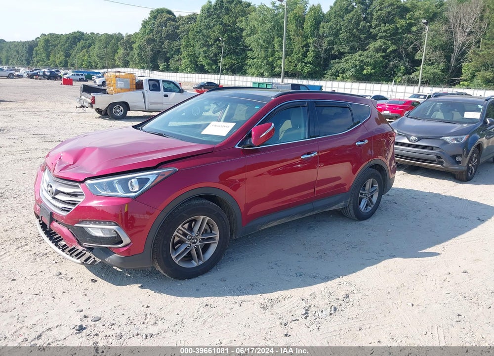 2017 HYUNDAI SANTA FE SPORT 2.4L VIN: 5XYZUDLBXHG491814