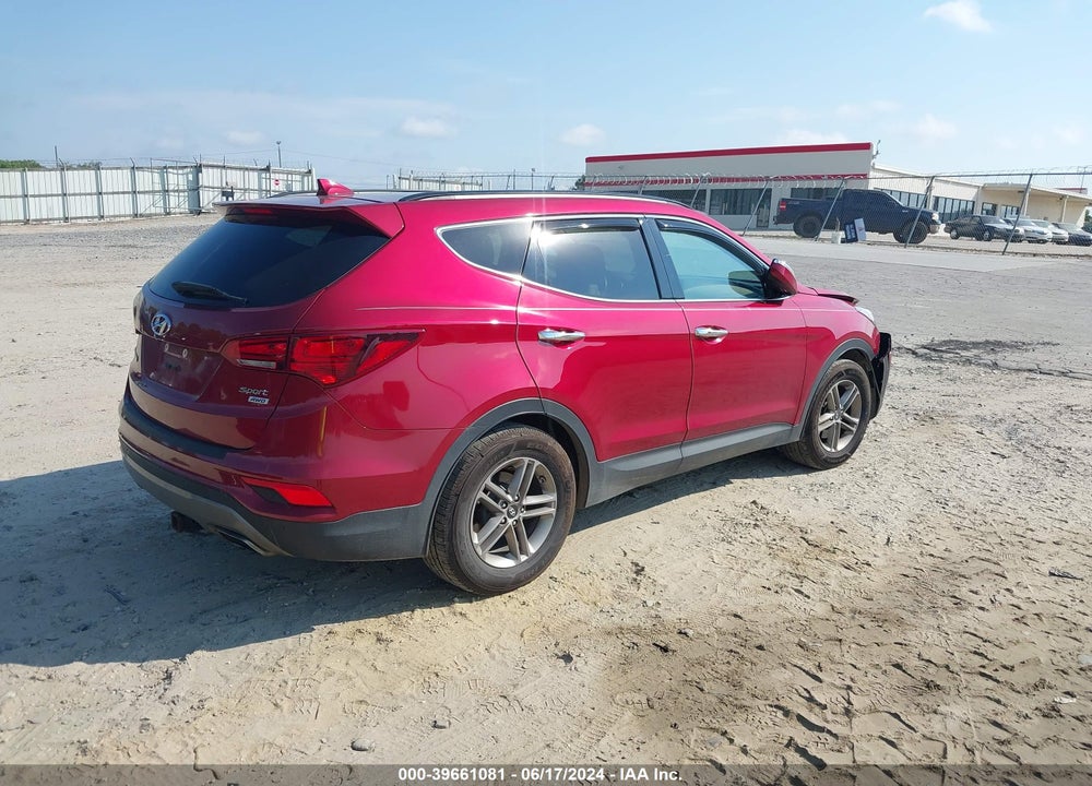 2017 HYUNDAI SANTA FE SPORT 2.4L VIN: 5XYZUDLBXHG491814