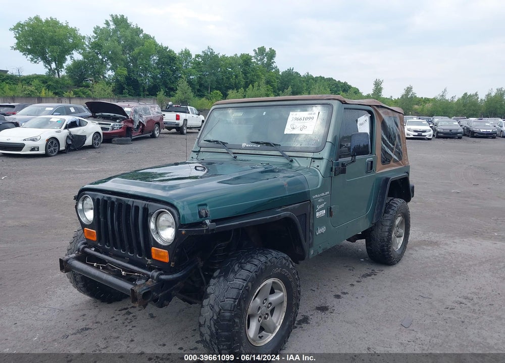 1999 JEEP WRANGLER SPORT VIN: 1J4FY19S8XP481267