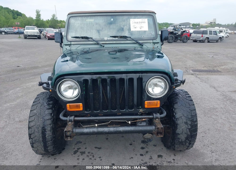 1999 JEEP WRANGLER SPORT VIN: 1J4FY19S8XP481267