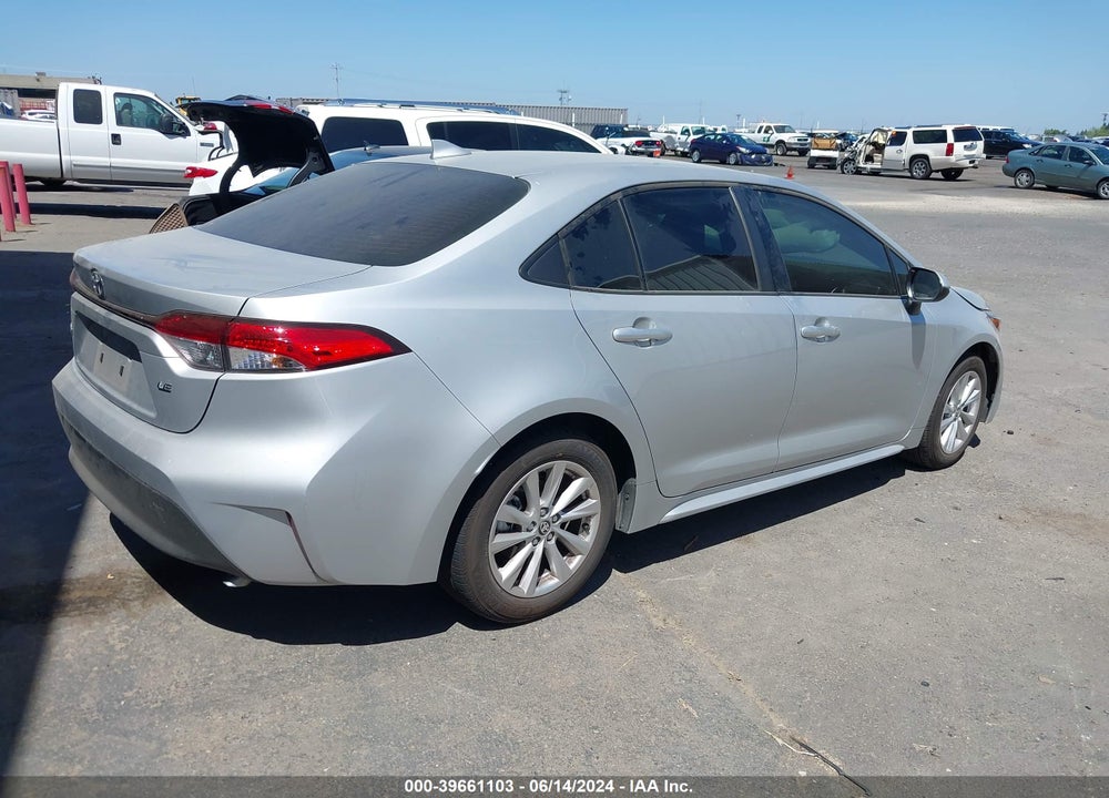 2024 TOYOTA COROLLA LE VIN: JTDB4MEE7RJ016616