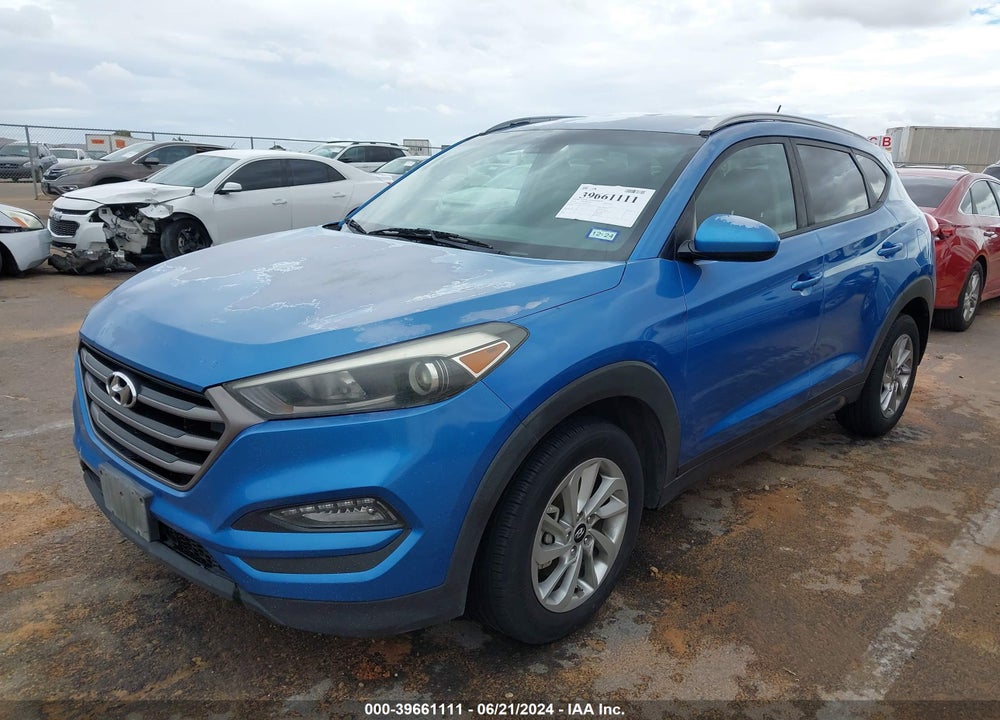 2016 HYUNDAI TUCSON SE VIN: KM8J33A46GU154564