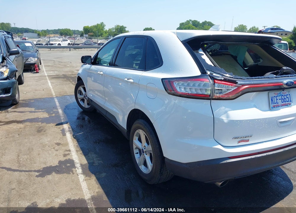 2016 FORD EDGE SE VIN: 2FMPK3G92GBB55863