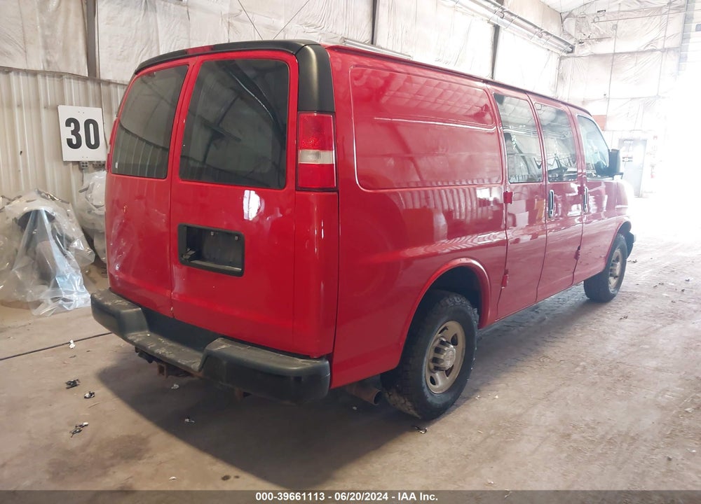 2018 CHEVROLET EXPRESS 2500 WORK VAN VIN: 1GCWGAFG9J1304634