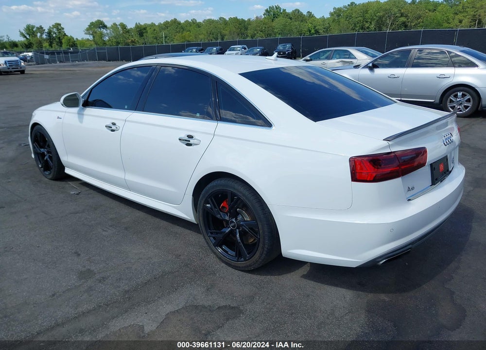 2016 AUDI A6 3.0T PREMIUM PLUS VIN: WAUFGAFC0GN076647