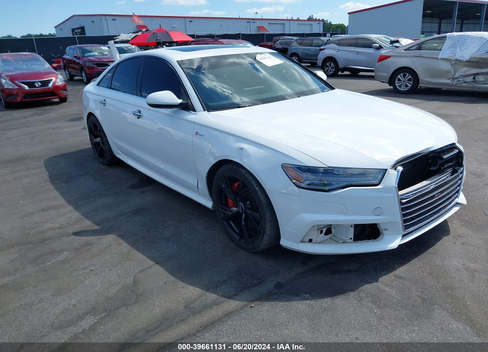 2016 AUDI A6 3.0T PREMIUM PLUS VIN: WAUFGAFC0GN076647