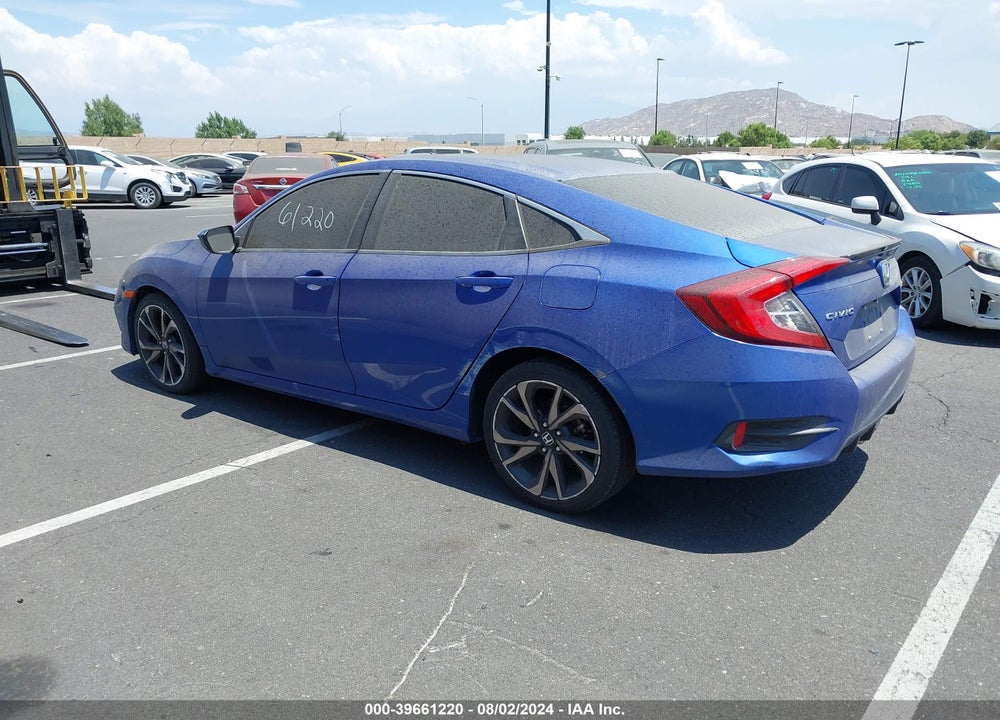 2019 HONDA CIVIC SPORT VIN: 2HGFC2F85KH578749