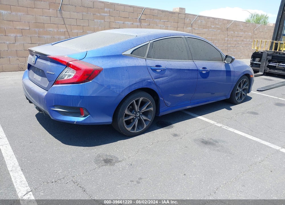 2019 HONDA CIVIC SPORT VIN: 2HGFC2F85KH578749