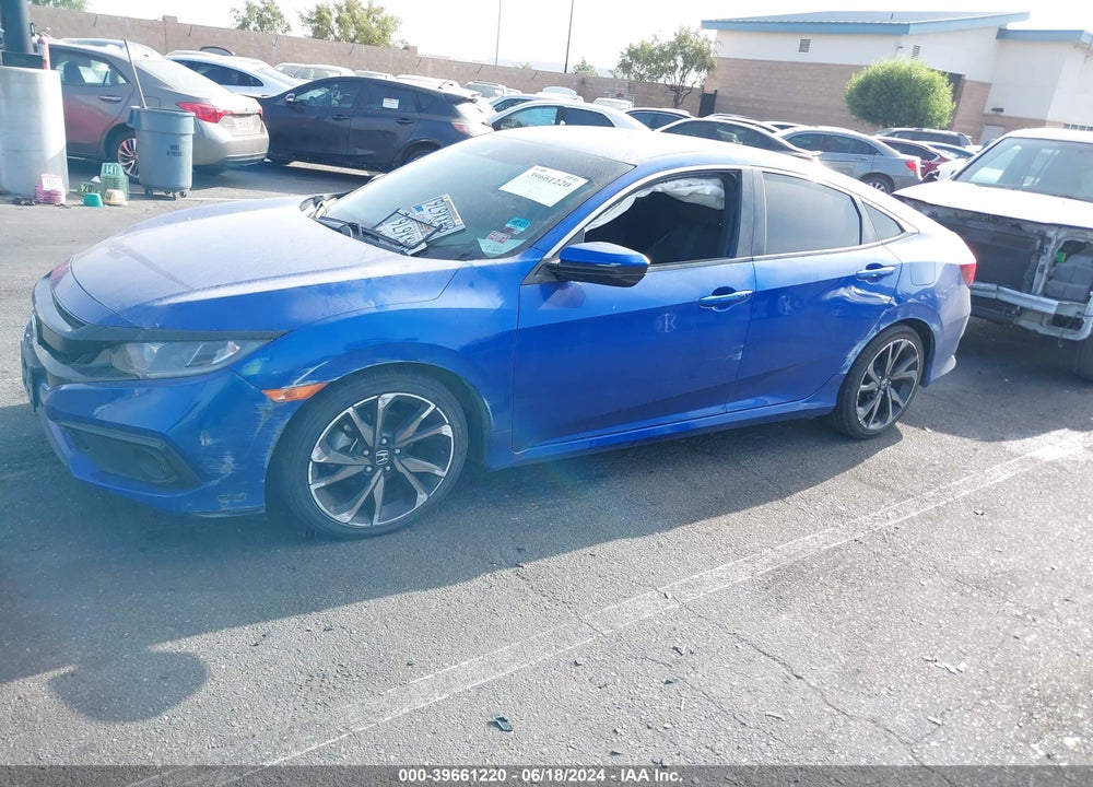 2019 HONDA CIVIC SPORT VIN: 2HGFC2F85KH578749