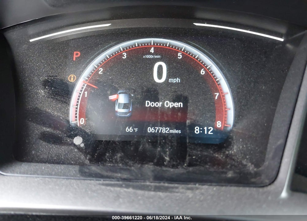 2019 HONDA CIVIC SPORT VIN: 2HGFC2F85KH578749