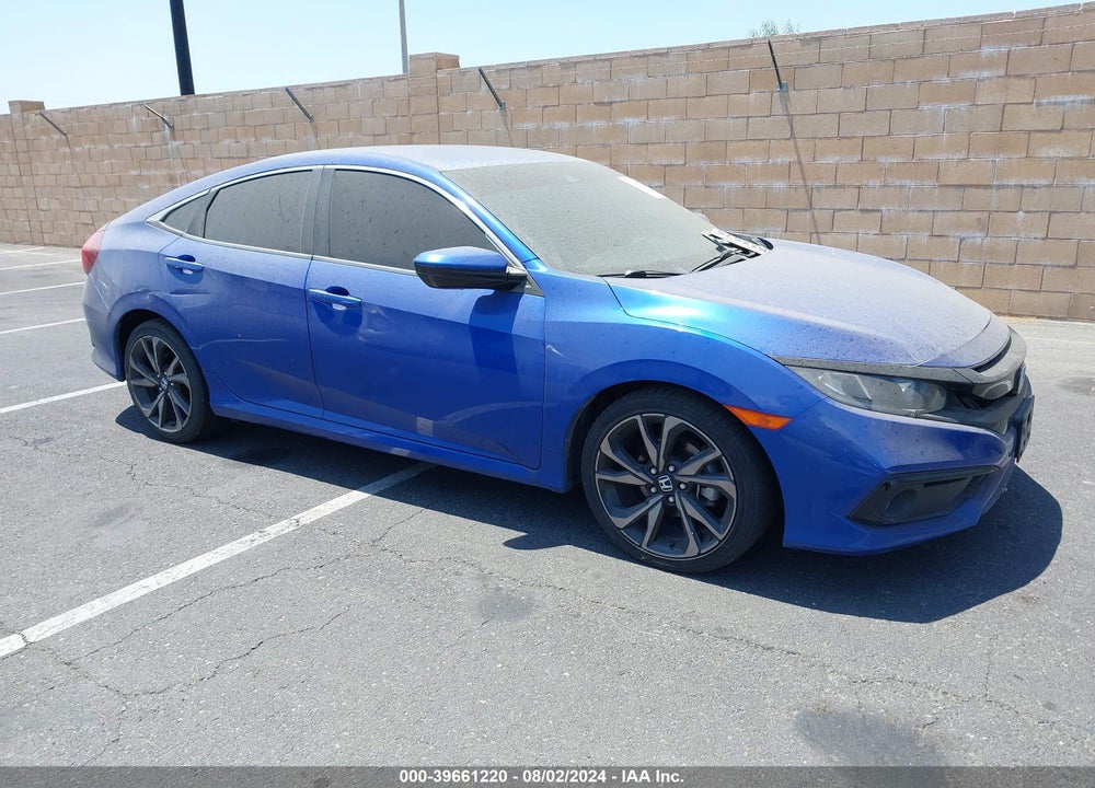 2019 HONDA CIVIC SPORT VIN: 2HGFC2F85KH578749