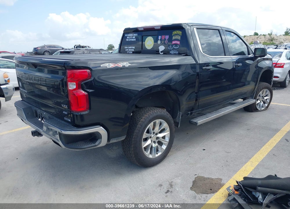 2020 CHEVROLET SILVERADO 1500 4WD SHORT BED LTZ VIN: 1GCUYGEL0LZ365624