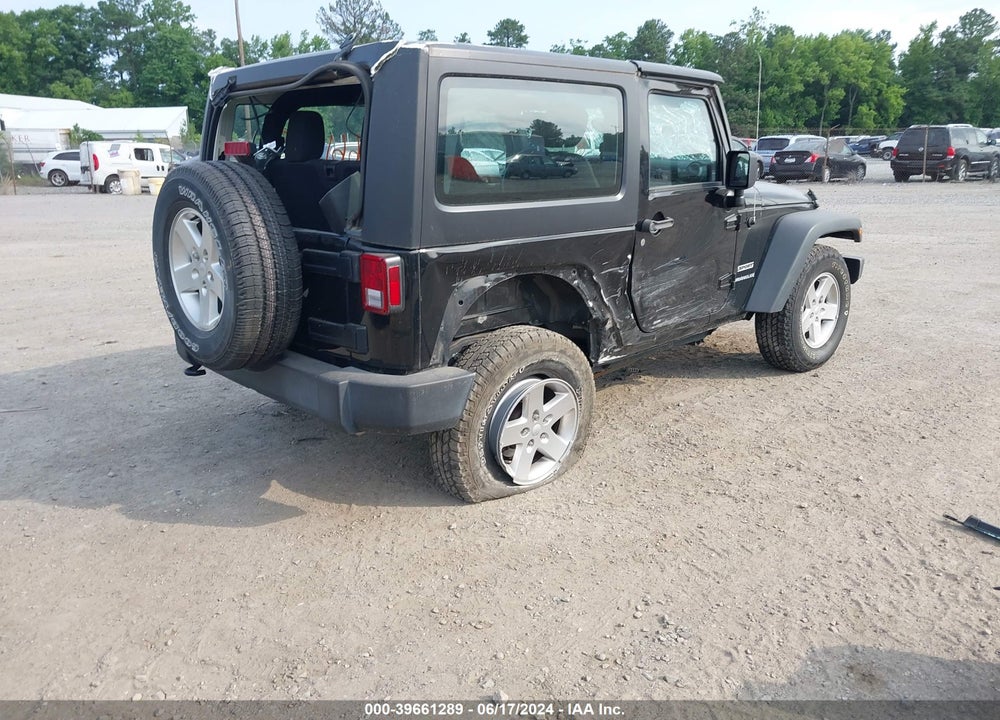2017 JEEP WRANGLER SPORT 4X4 VIN: 1C4AJWAGXHL554172