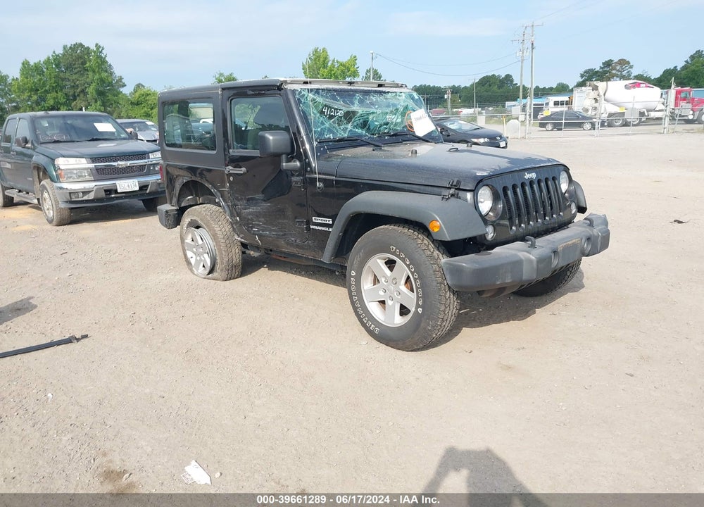 2017 JEEP WRANGLER SPORT 4X4 VIN: 1C4AJWAGXHL554172