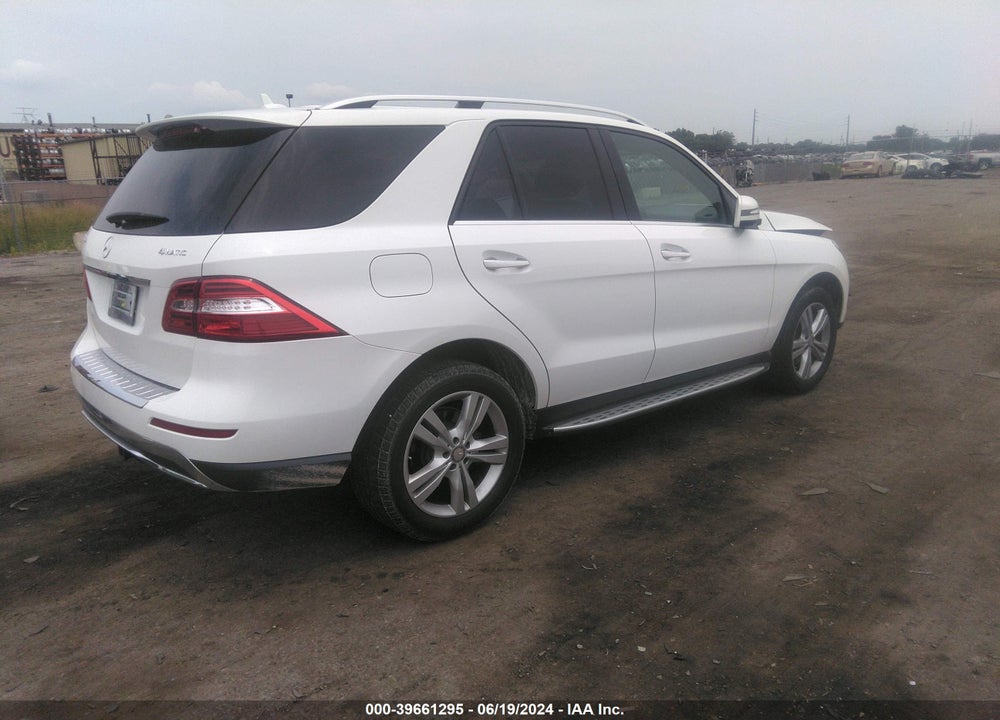 2014 MERCEDES-BENZ ML 350 4MATIC VIN: 4JGDA5HBXEA399692
