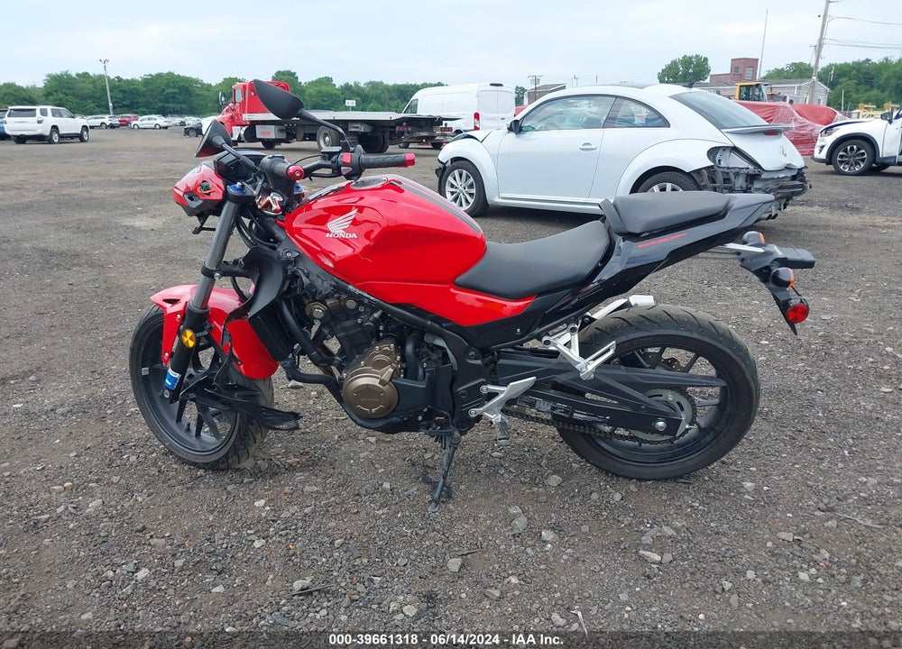 2017 HONDA CB500 F VIN: MLHPC4564H5400259