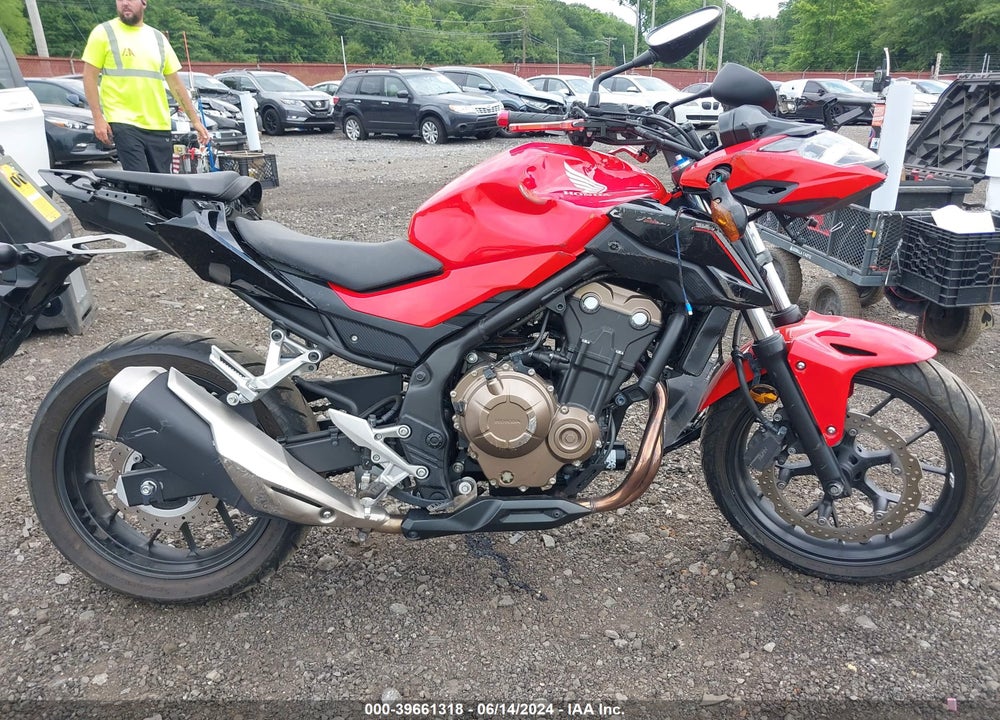 2017 HONDA CB500 F VIN: MLHPC4564H5400259